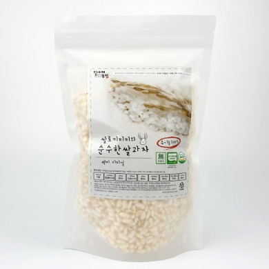 [질마재] 쌀토끼미미의 순수한 유기농쌀과자 백미시리얼 120g